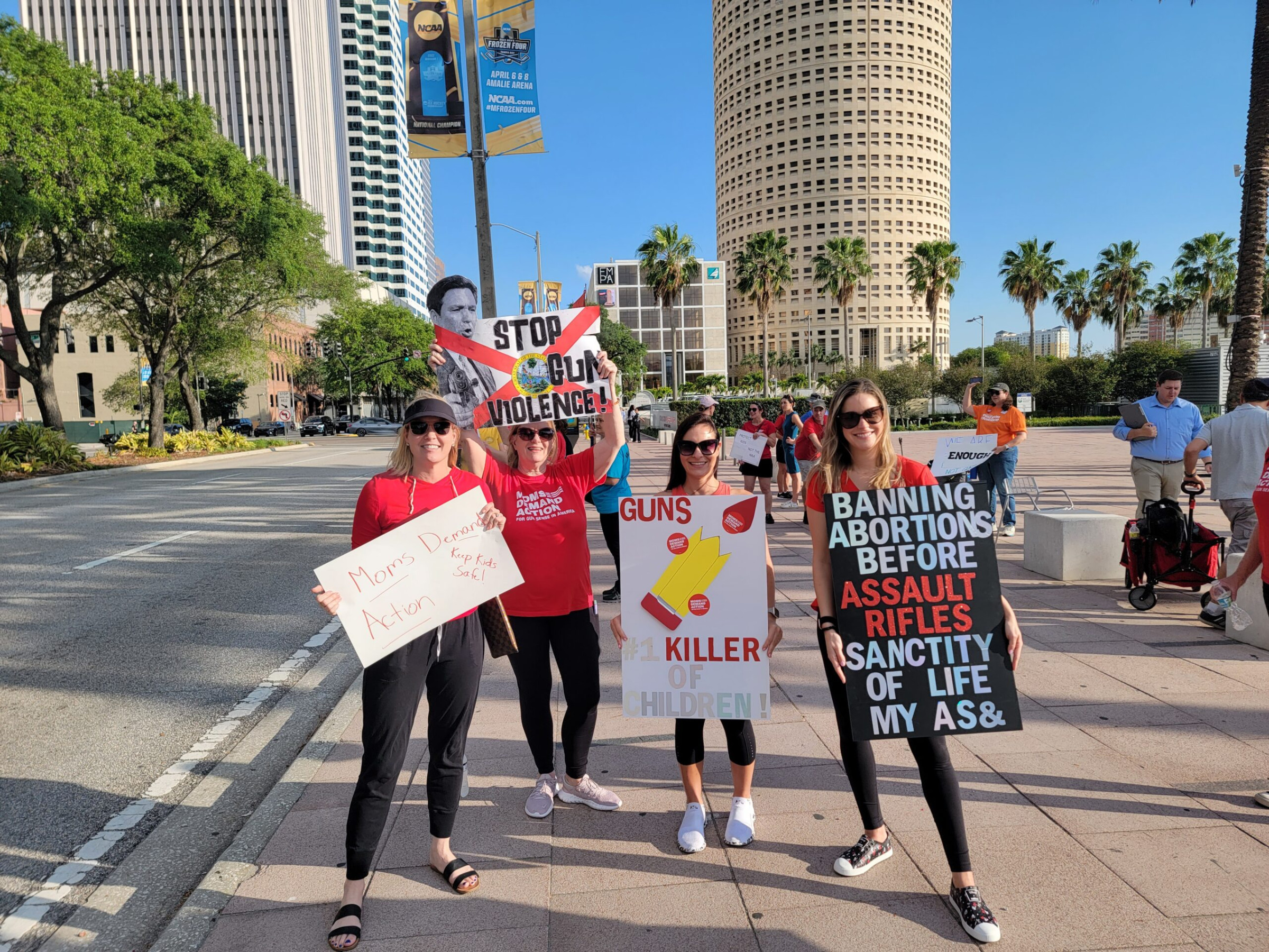 firearm safe storage law protest florida