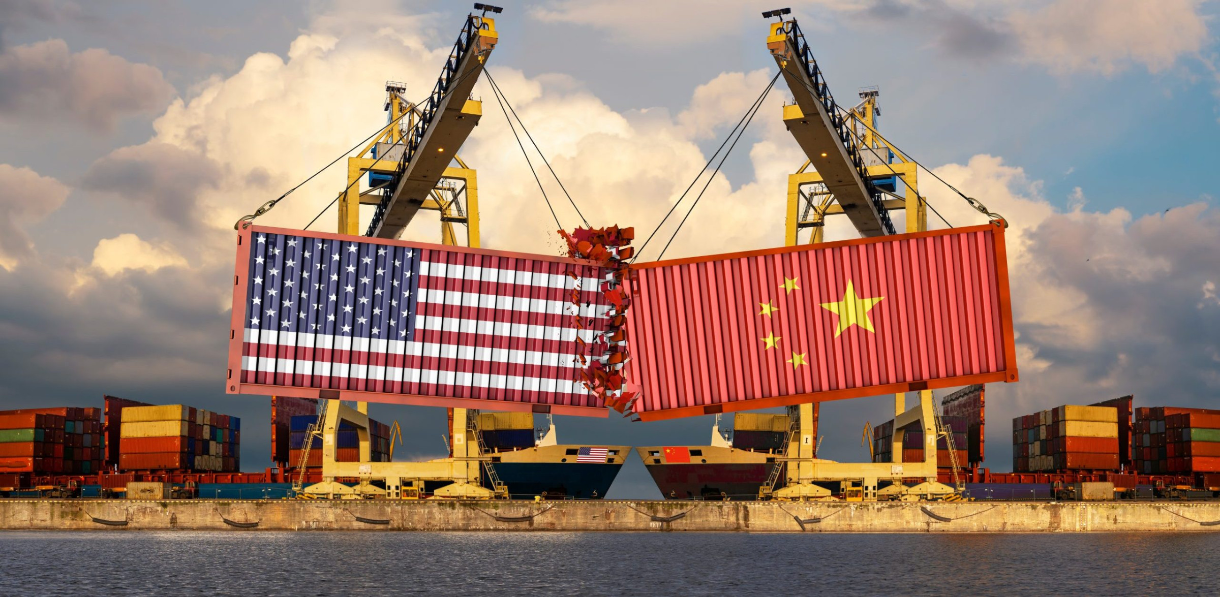 shipping containers china us trade war