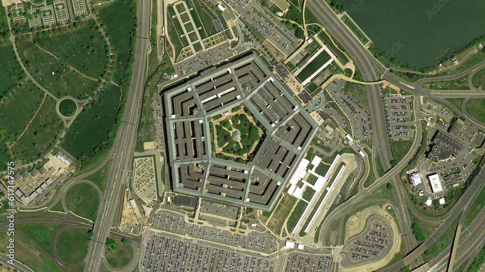 Pentagon building birds view