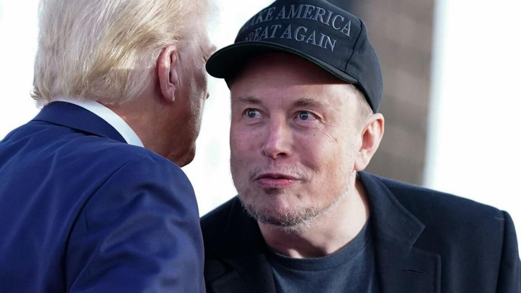 trump and musk in conversation