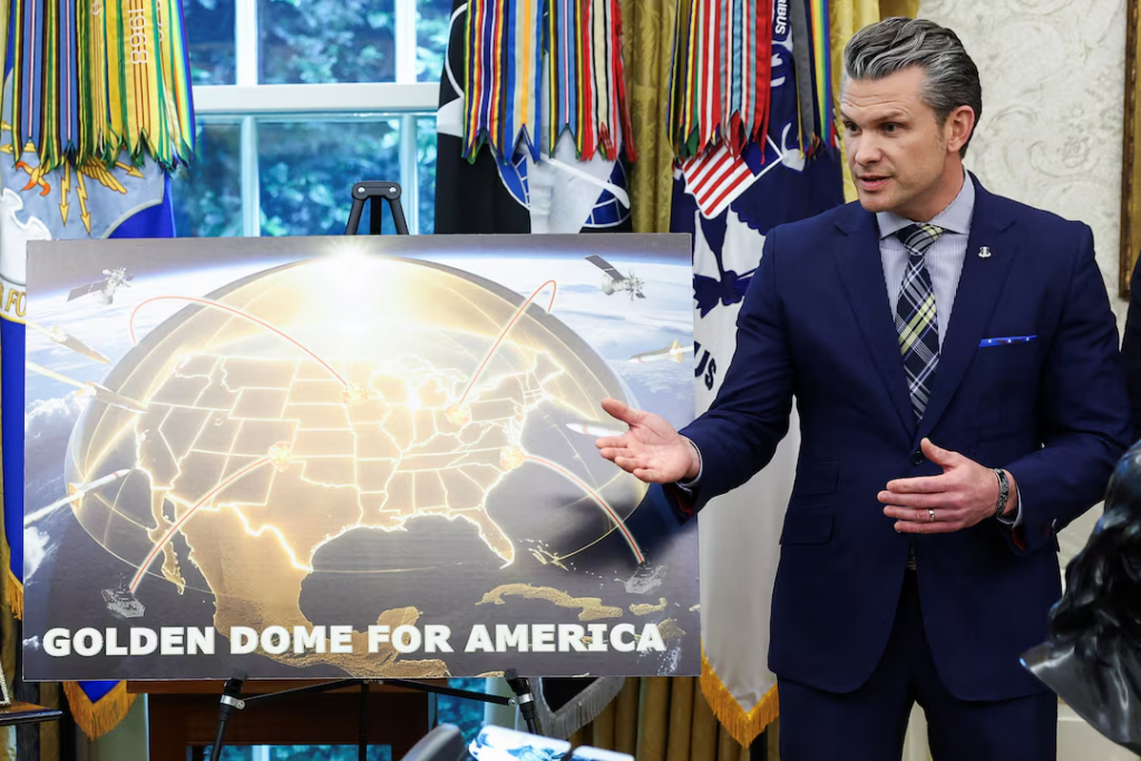 hegseth golden dome presentation