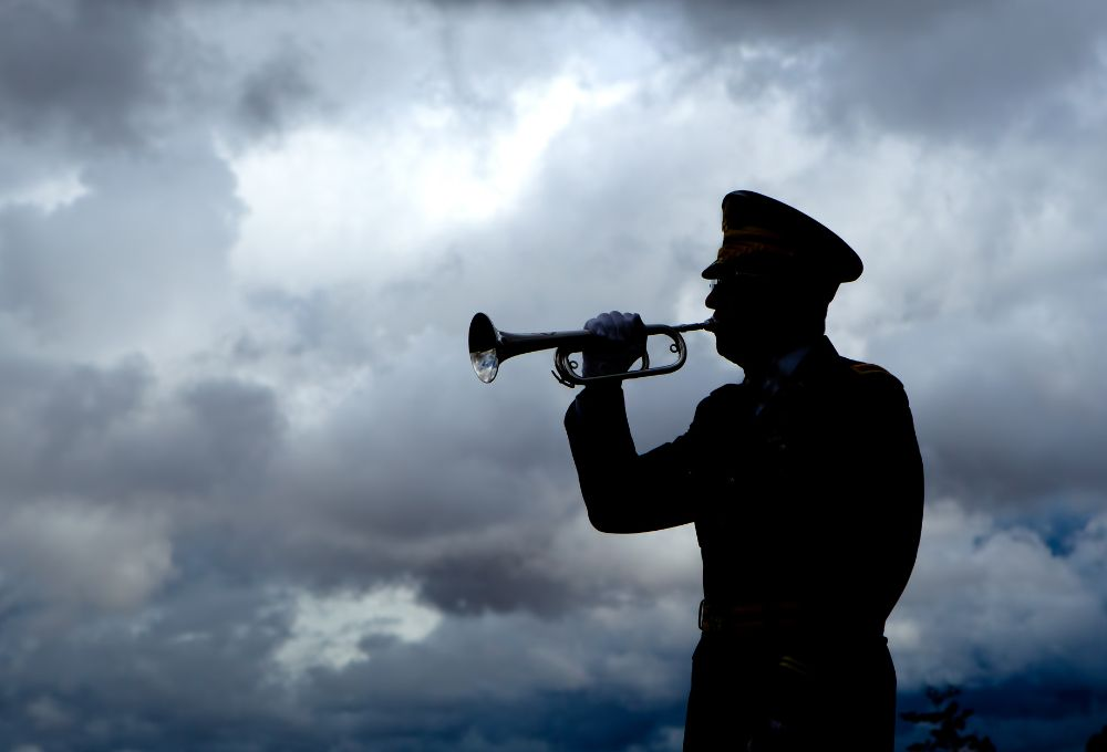 soldier with trumpet