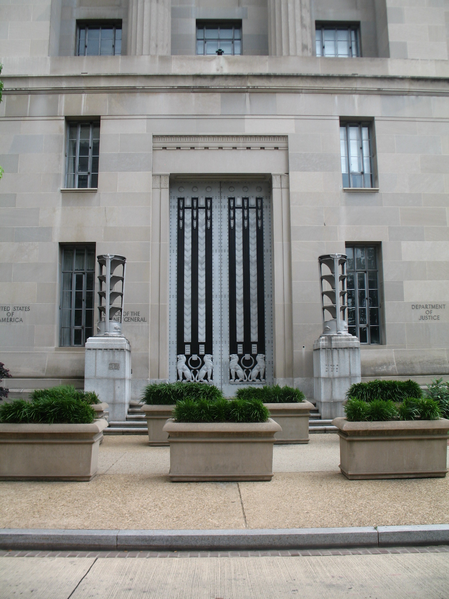 department of justice headquarters entrance