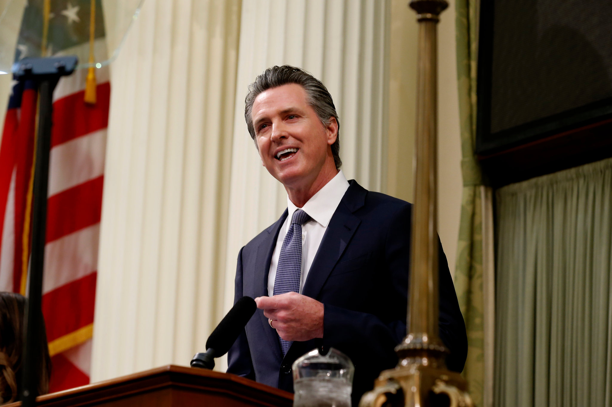 Gavin Newsom public speech