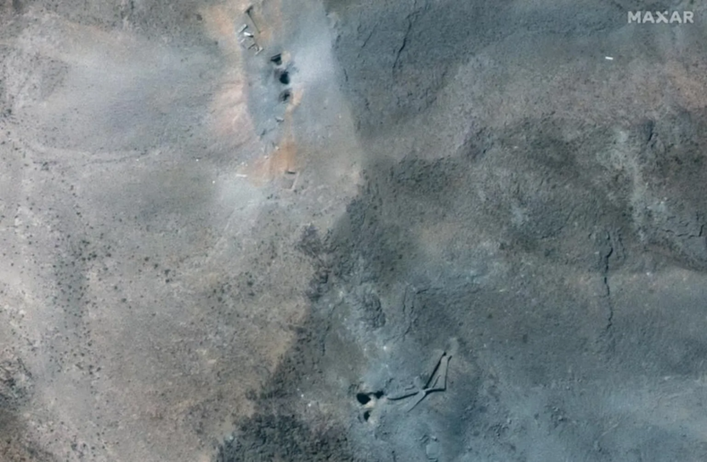 New satellite imagery taken on 22 June show fresh craters at the Fordo nuclear site