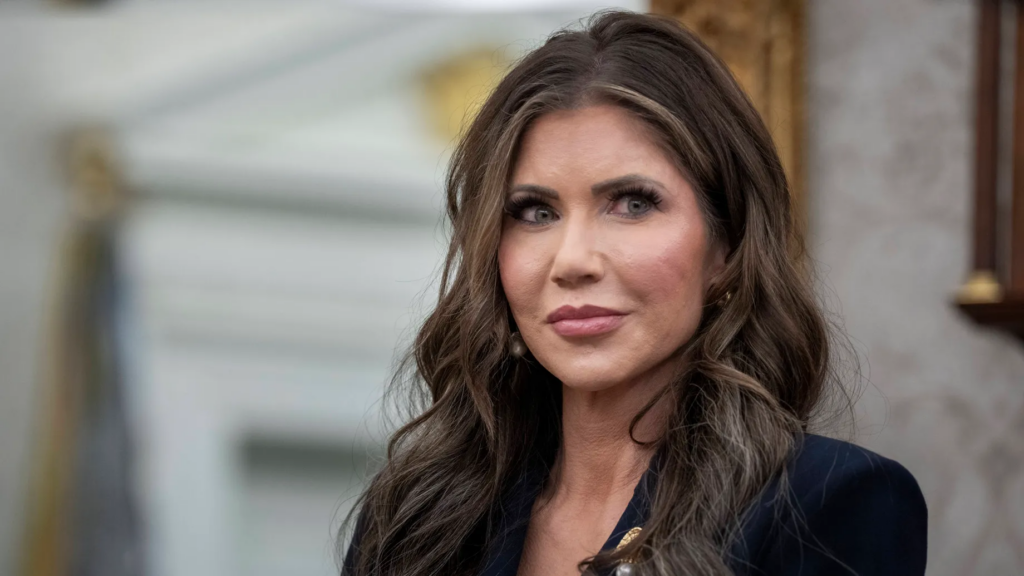 kristi noem, secretary of the department of homeland security