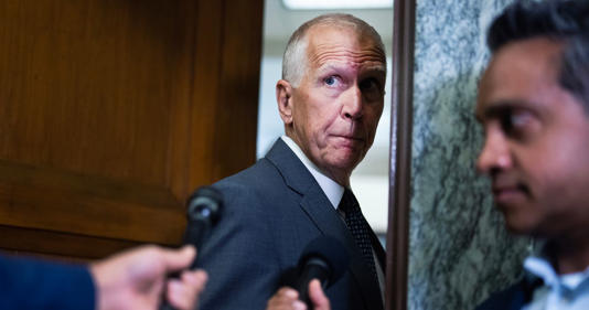 Thom Tillis before his act of political self-immolation.