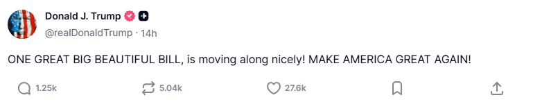 truthsocial screenshot