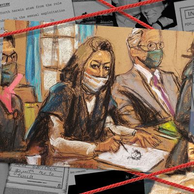 Ghislaine Maxwell court sketch