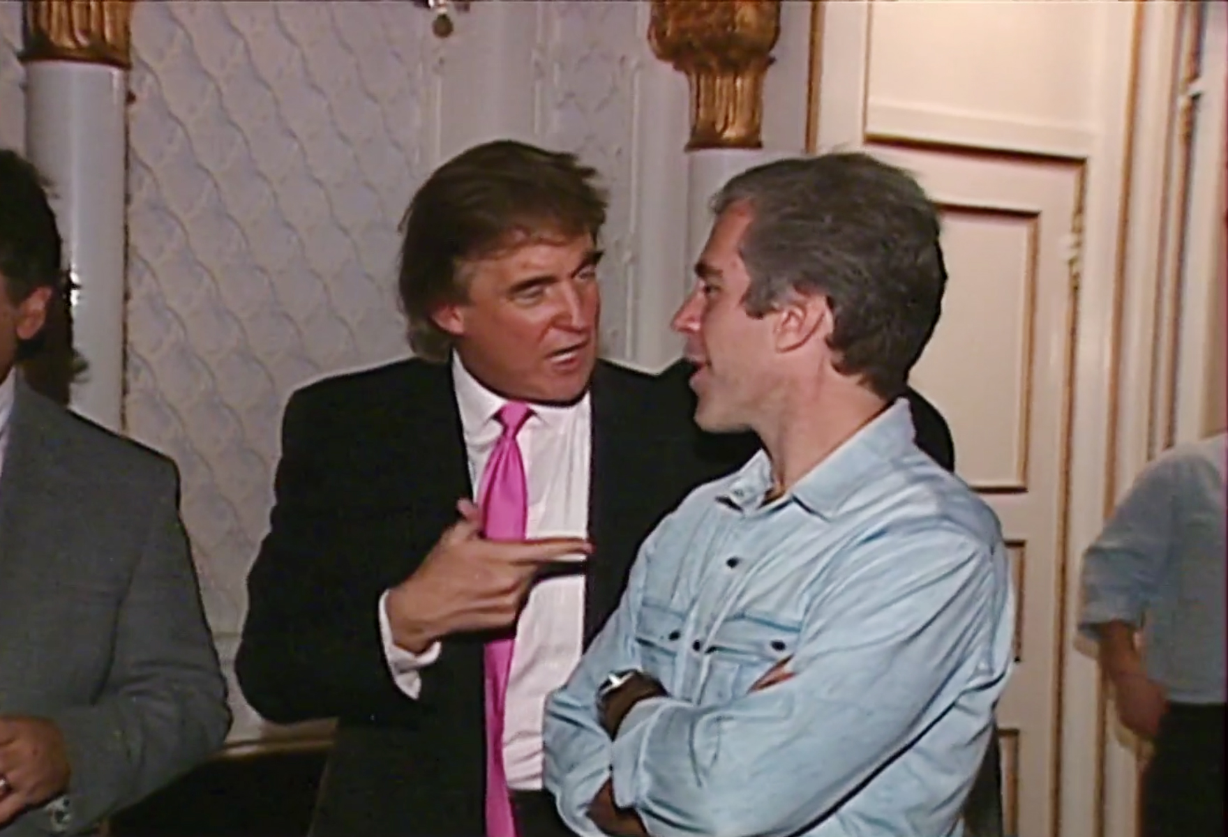Donald Trump and Jeffrey Epstein at Mar-a-Lago 1990s