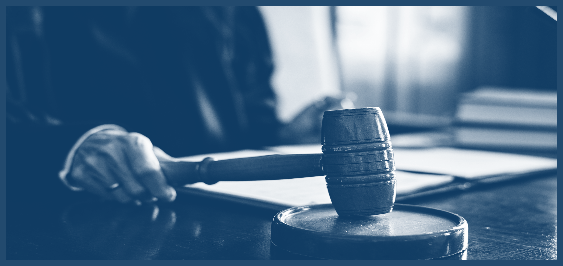 a federal judge's gavel