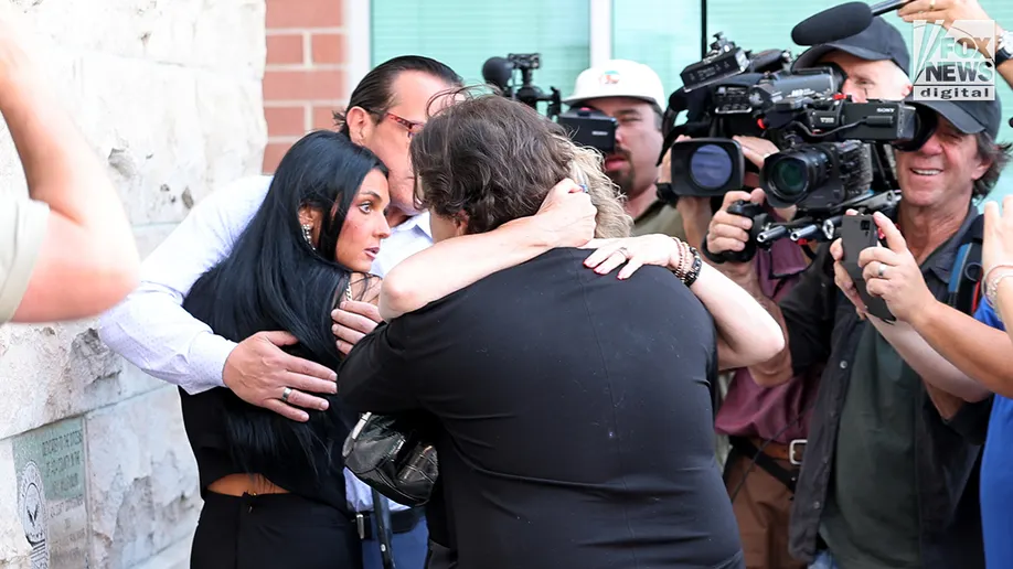 The family of Kaylee Goncalves arrive at Ada County Courthouse for Bryan Kohberger's plea deal hearing on Wednesday, July 2, 2025, in Boise, Idaho. (Derek Shook for Fox News Digital)