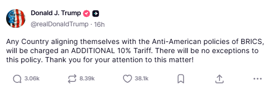 trump truthsocial screenshot