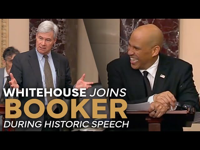 Senator Cory Booker and Senator Sheldon Whitehouse