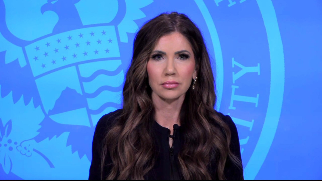 Homeland Security Secretary Kristi Noem 2025