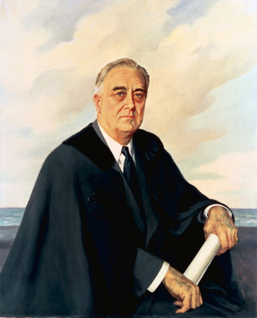 portrait of Franklin D. Roosevelt