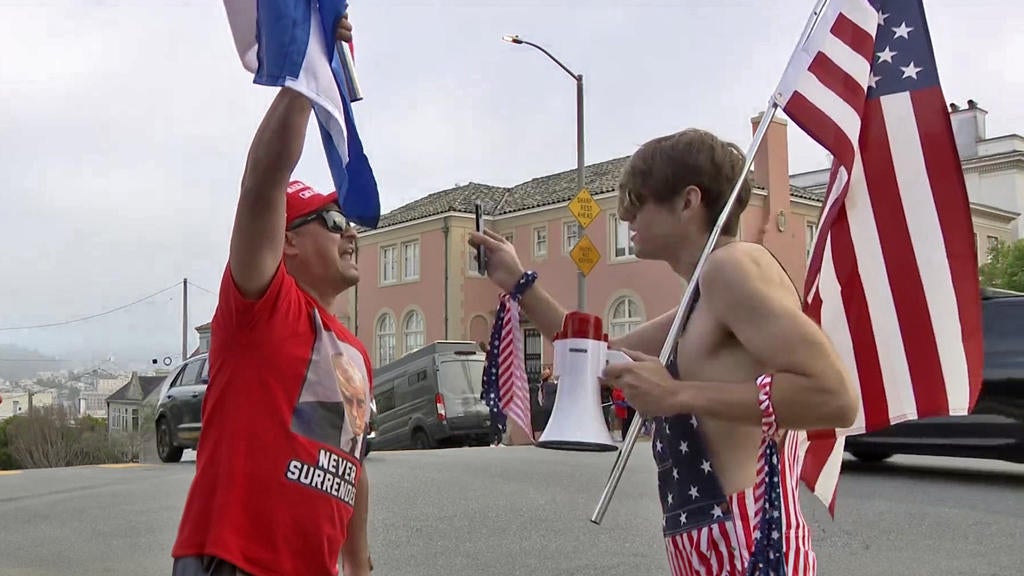 donald trump visiting san francisco