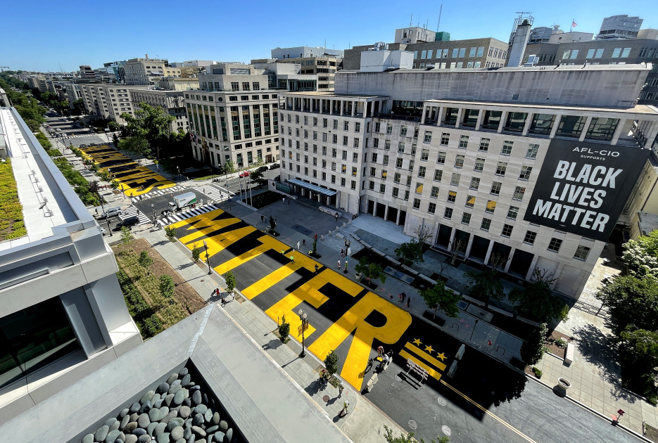 Black Lives Matter Plaza Washington DC