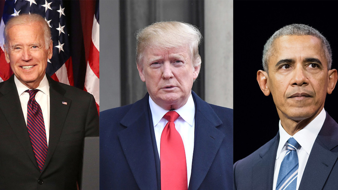 presidents obama, biden and trump