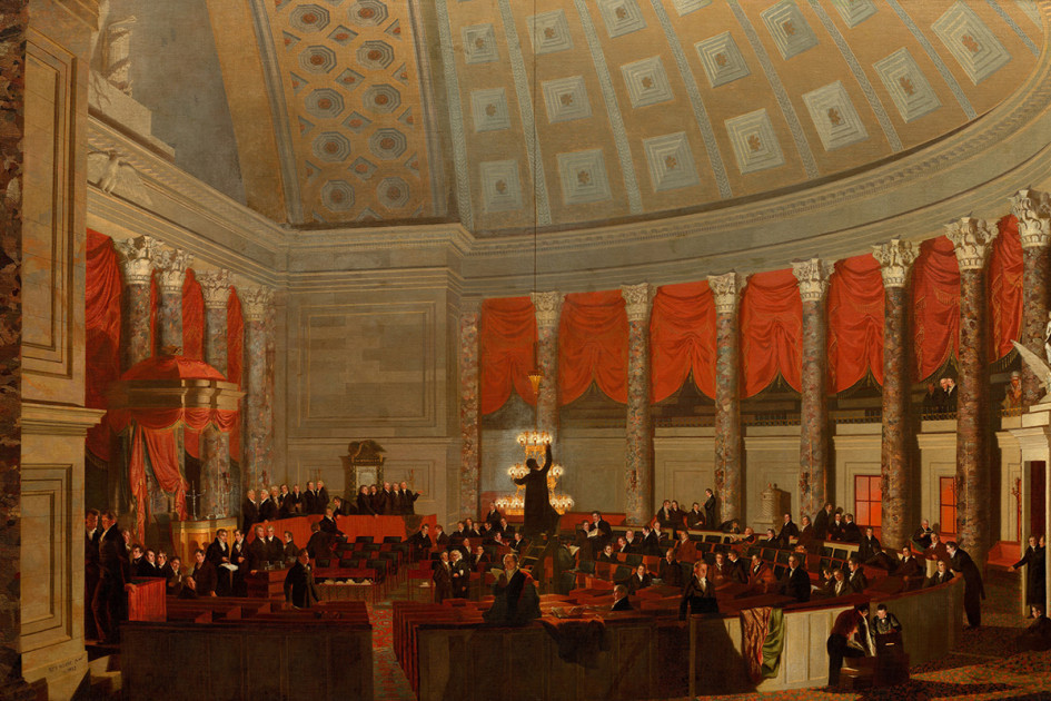 1801 U.S. House of Representatives chamber
