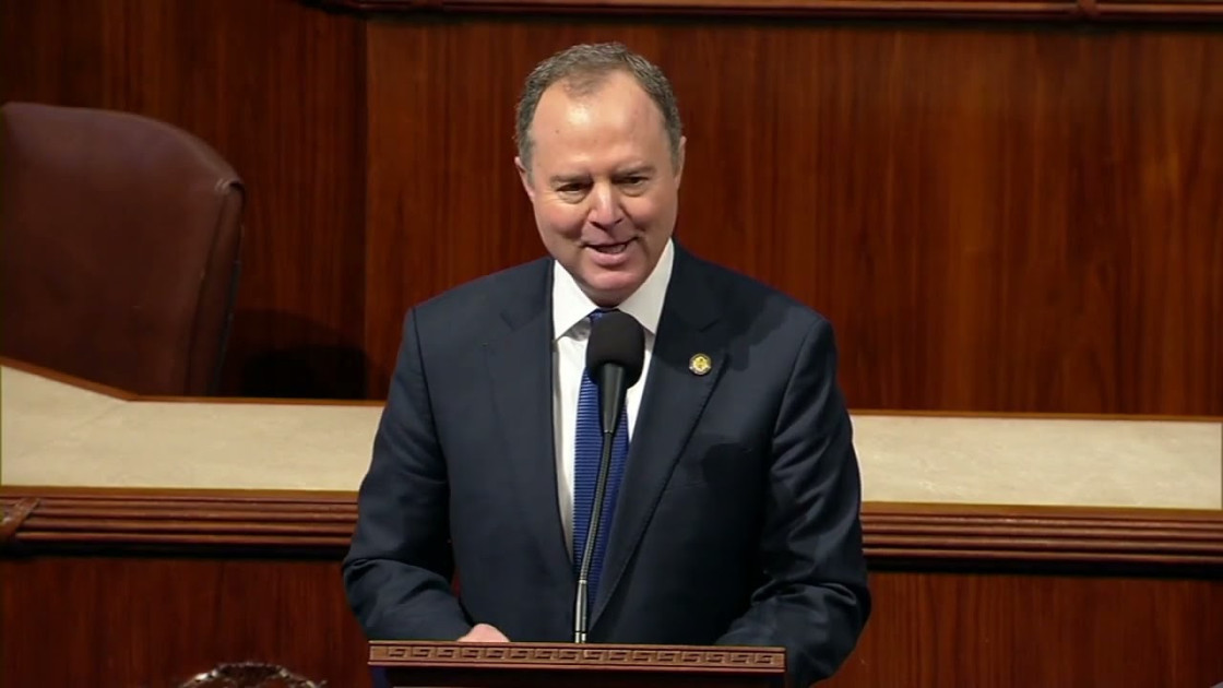 adam schiff giving speech