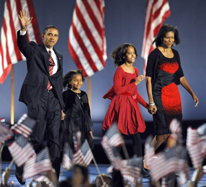 Barack Obama 2008 election night rally in Chicago