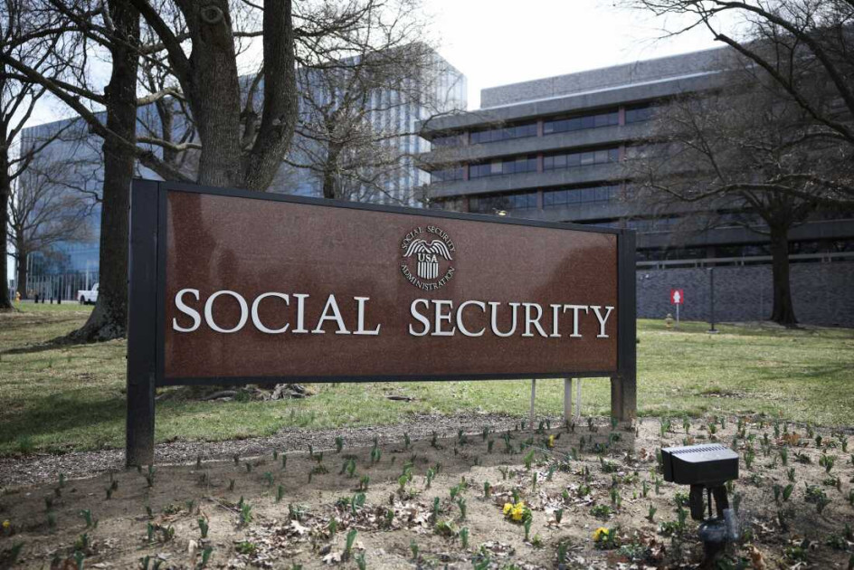 Social Security Administration building entrance sign