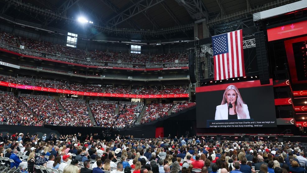 Charlie Kirk memorial service crowd