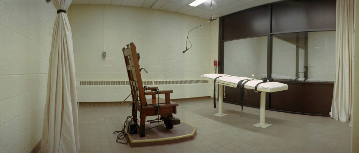 a state prison death chamber