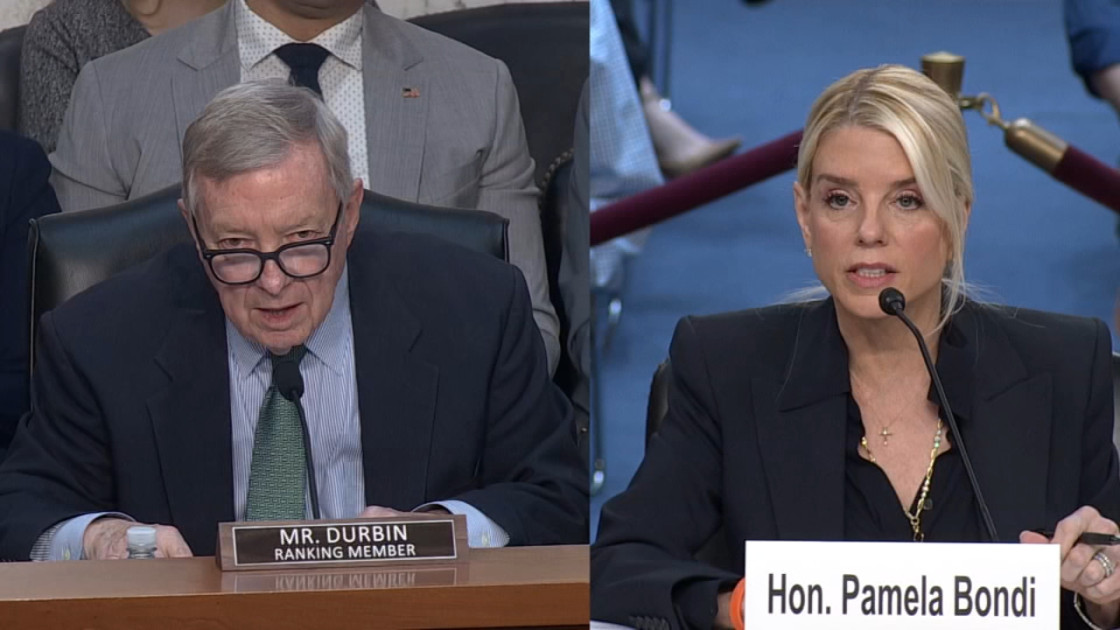 Senator Dick Durbin questions Attorney General Pam Bondi