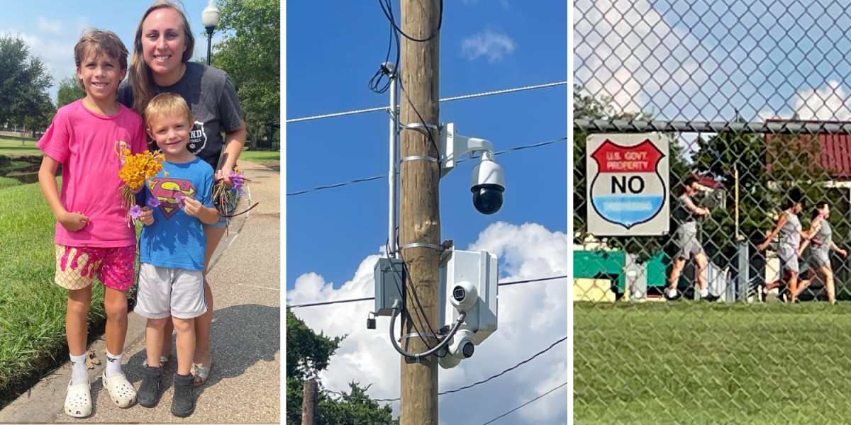 Ghislaine Maxwell walking with umbrella prison facility