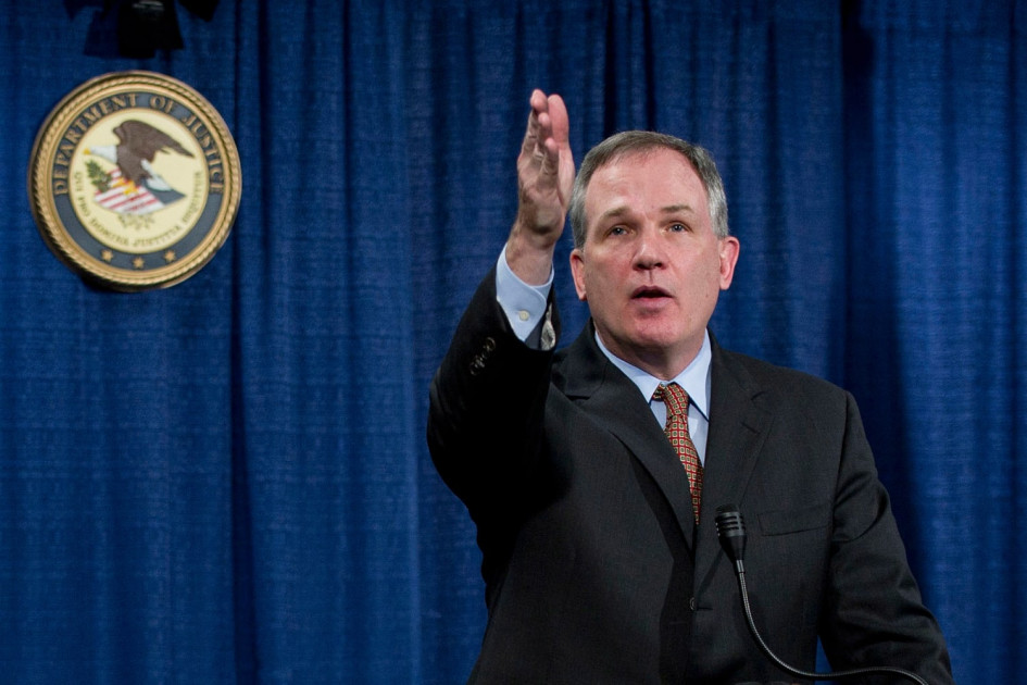 Patrick Fitzgerald answering questions