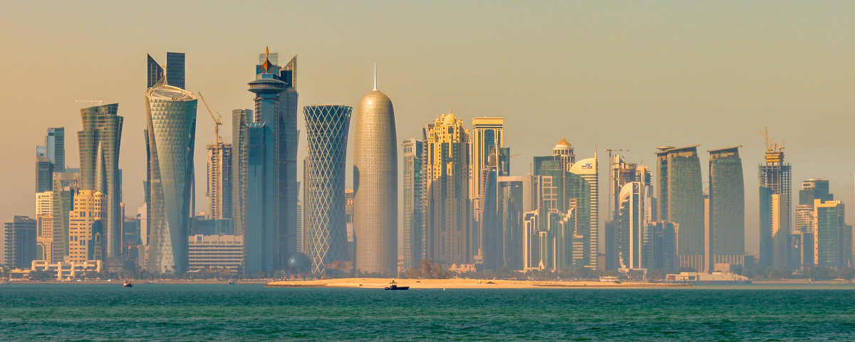 Doha Qatar skyline government district