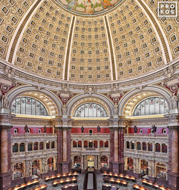Library of Congress reading room interior