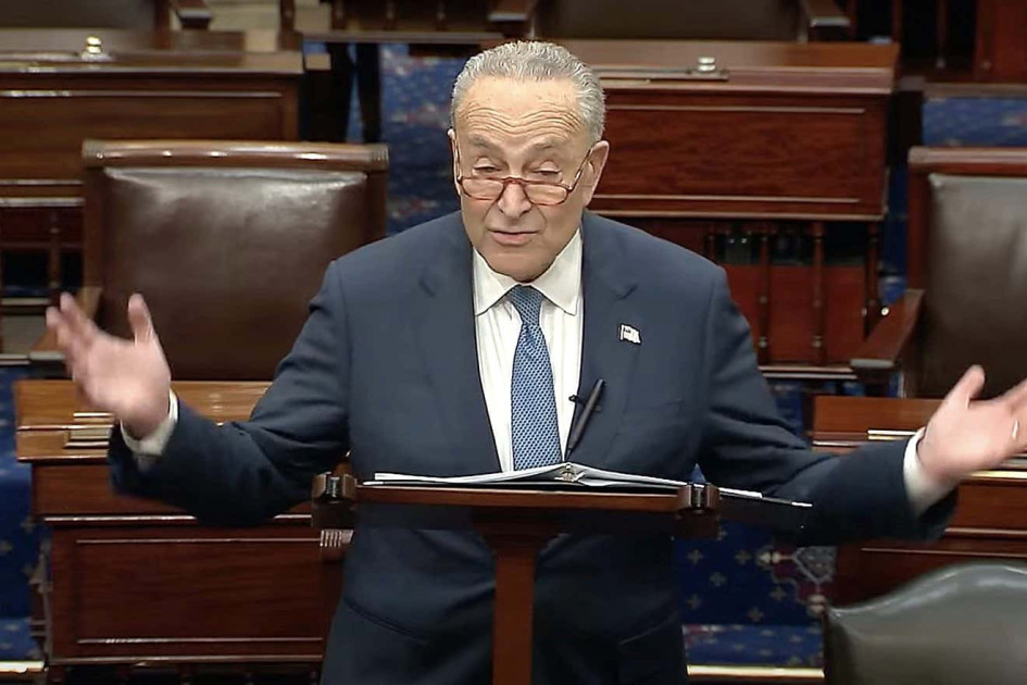 Senate Minority Leader Chuck Schumer floor speech