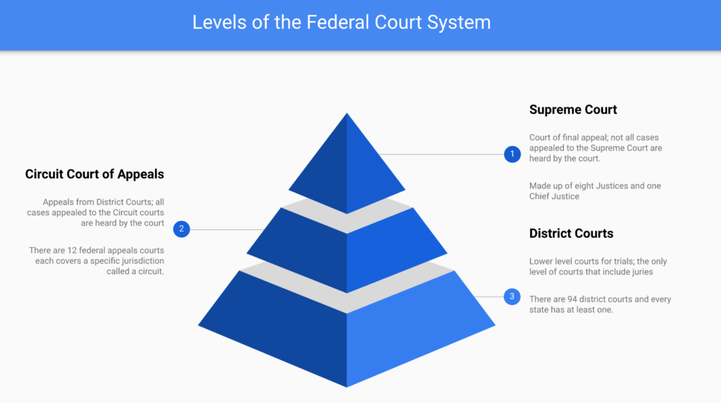 federal courthouse judicial hierarchy district courts appeals