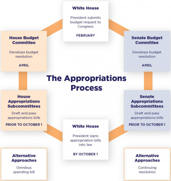 government appropriations process breakdown
