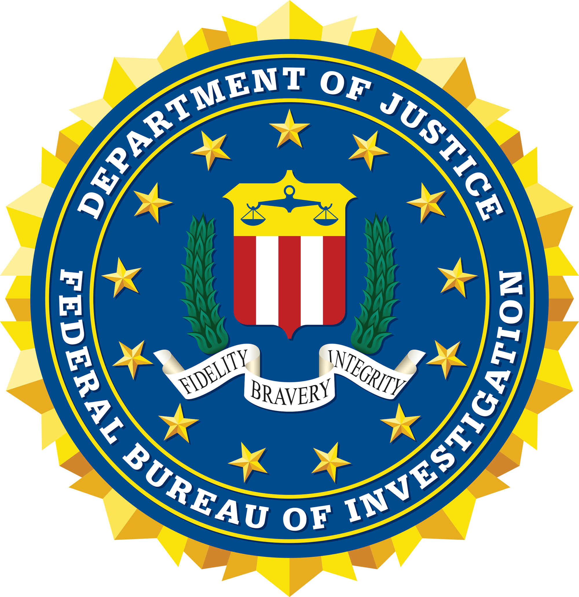 FBI seal and motto Fidelity Bravery Integrity