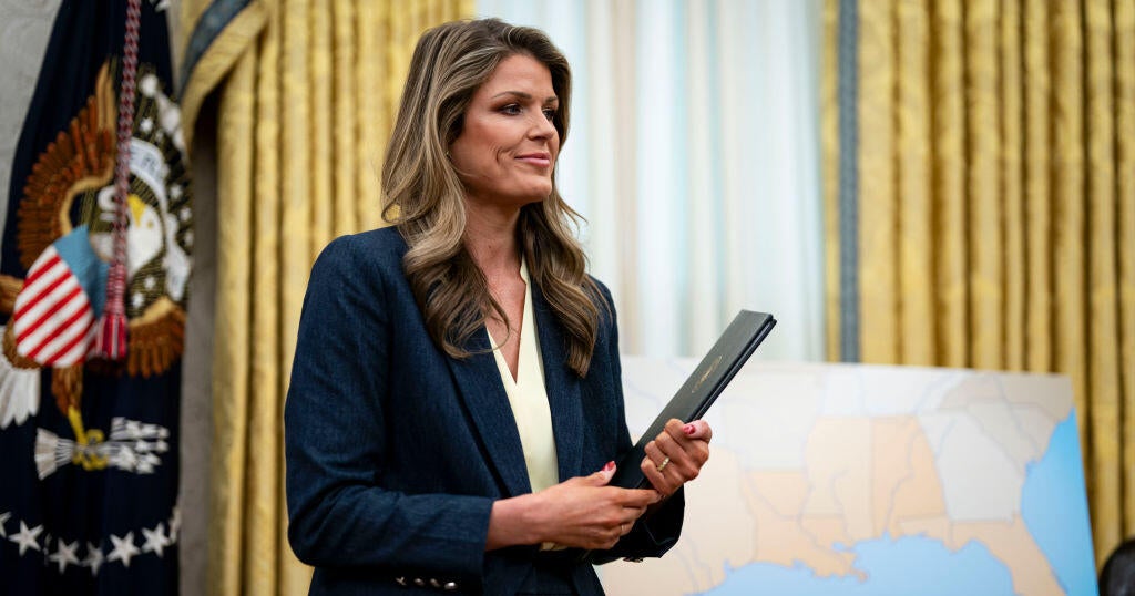 U.S. Attorney Lindsey Halligan at federal courthouse