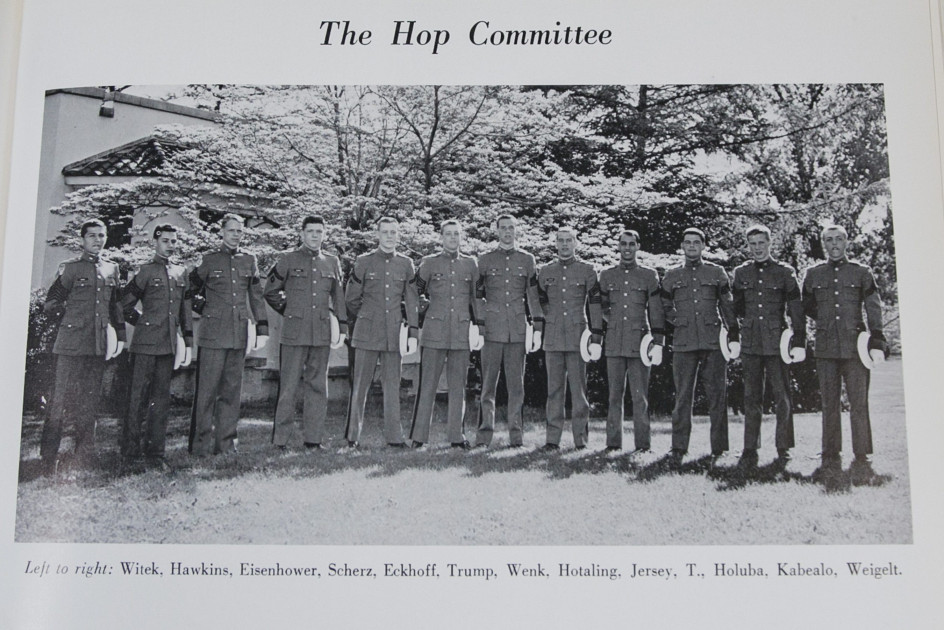 young Donald Trump New York Military Academy yearbook photo