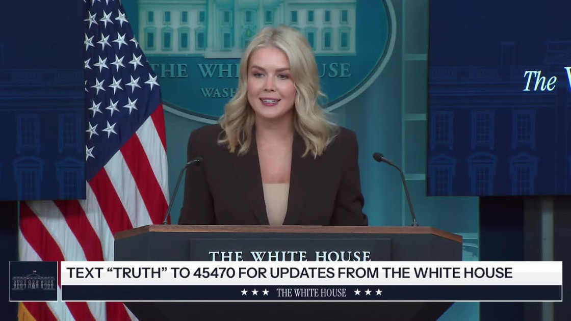 karoline leavitt october 2025 press briefing