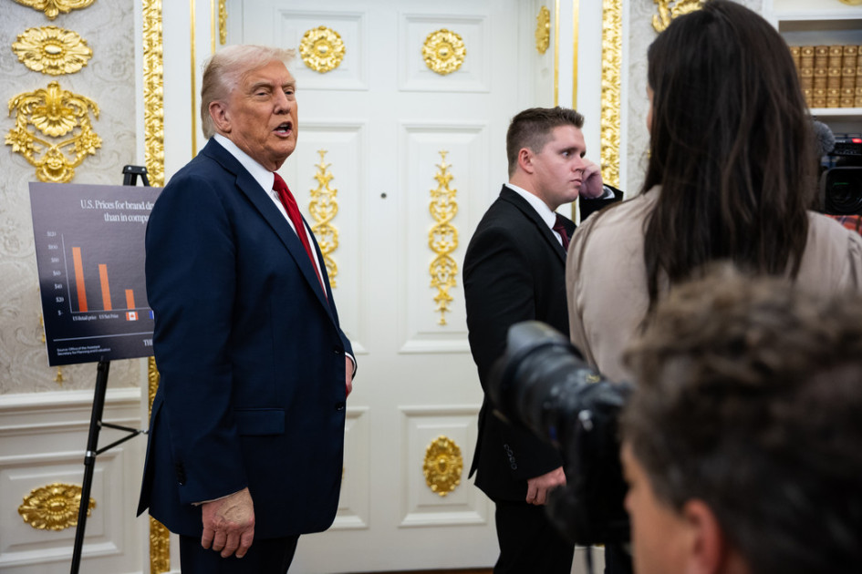 President Trump meeting with Russell Vought Oval Office