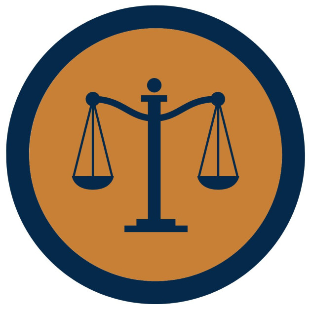 federal judicial system scales justice