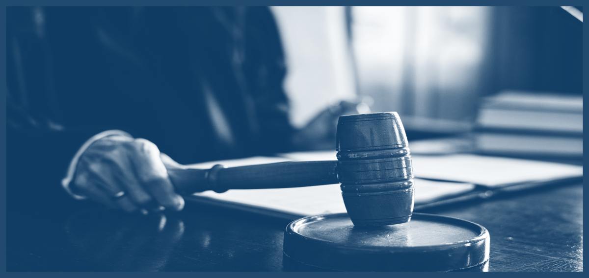 a federal judge's gavel