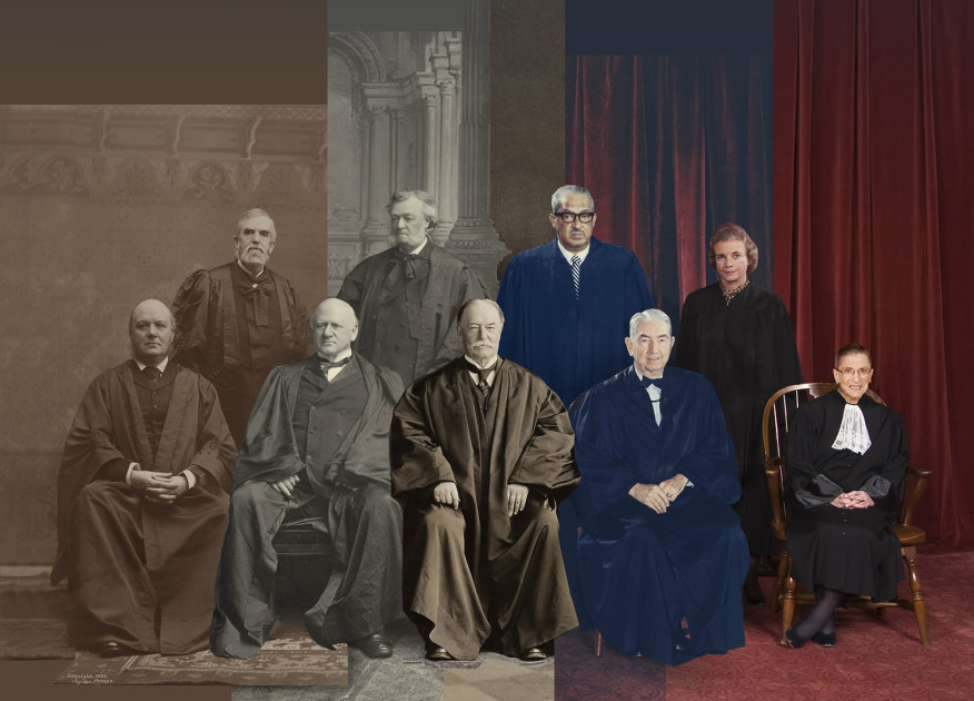 Supreme Court historical justices group photo