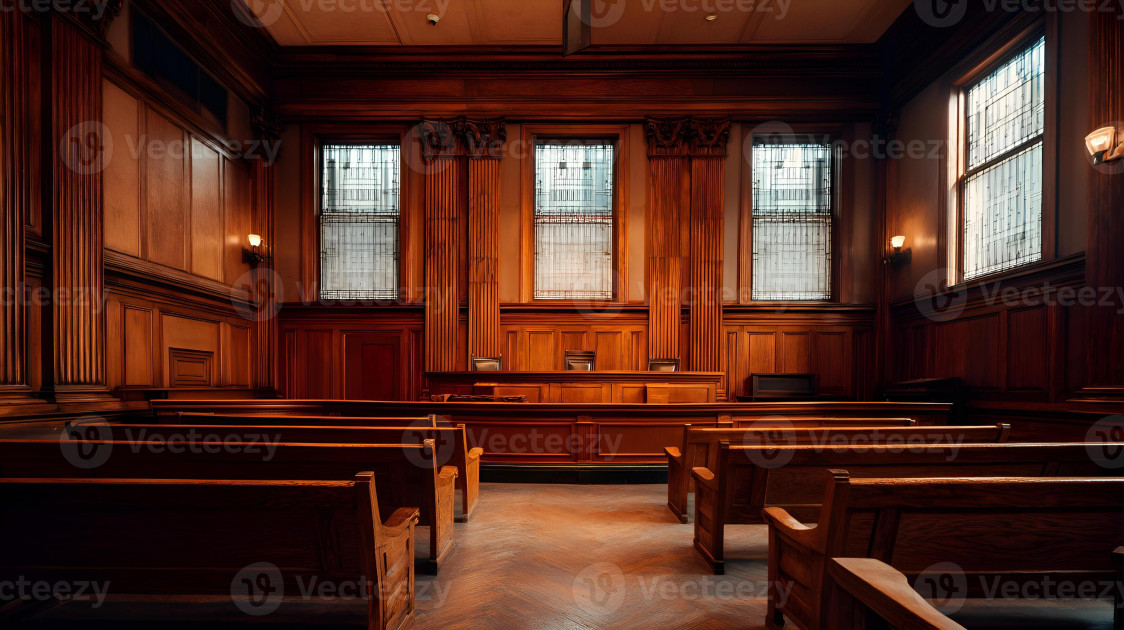 empty courtroom waiting