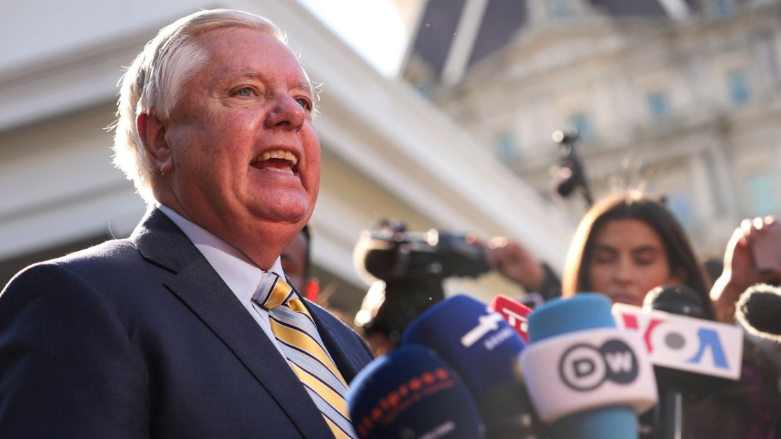 Lindsey Graham speaking at press conference