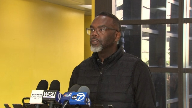 Chicago Mayor Brandon Johnson spoke Saturday after a teen was killed and eight others were injured Friday night in shootings in the Loop.