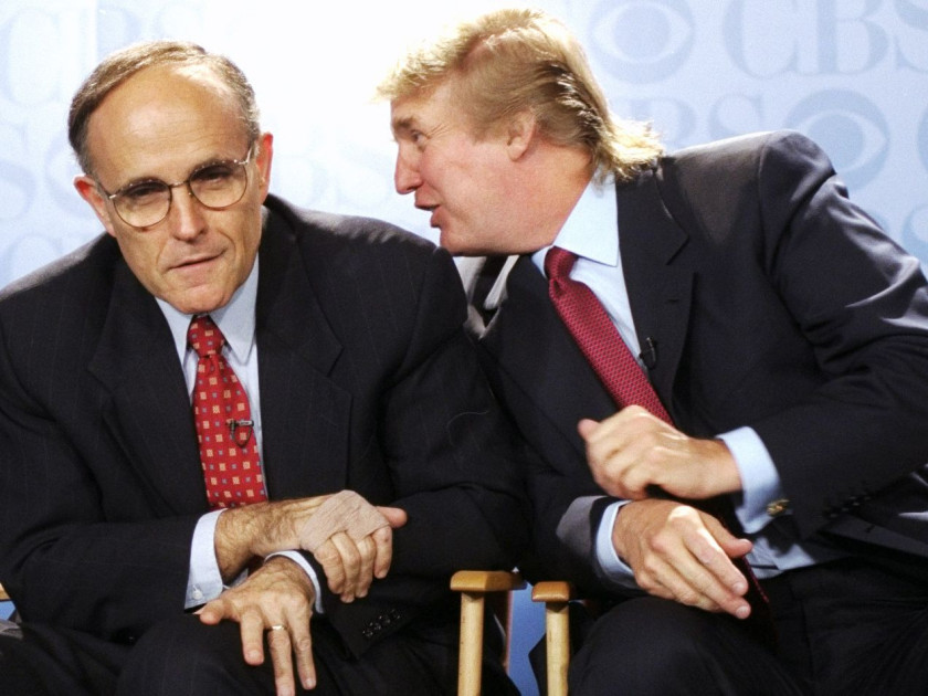 Rudy Giuliani and Donald Trump