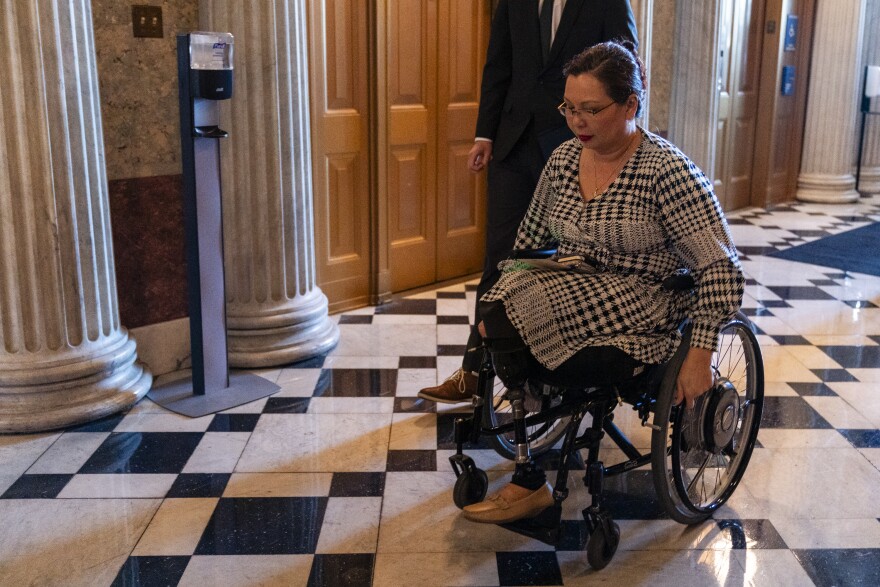 Senator Tammy Duckworth at the U.S. Capitol